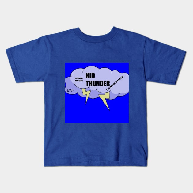 EWF Wrestling (Kid Thunder) Kids T-Shirt by EWFEvansvilleWrestling